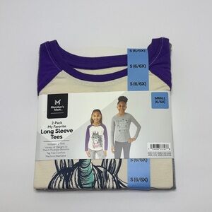 Member's Mark Purple and Cream Kids Pajama Set